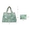 Wrapables Large Foldable Tote Nylon Reusable Grocery Bags, Easter Bunny